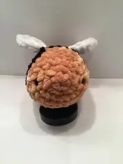 Handmade 9” Crochet Bee NEW Amigurumi Stuffed Plush Toy