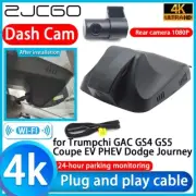 4K Wifi DVR Dash Cam Camera for Trumpchi GAC GS4 GS5 Coupe EV PHEV Dodge Journey