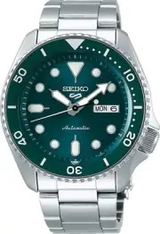 Brand New Seiko 5 Sports Automatic Green Bezel SRPD61K1