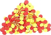 QUMIIRITY 200pcs Learning Educational Toys Math Counters for Kid Two Color Counters for Math Hands-on Learning Math Games Classroom Activity Chips Bingo Markers Colorful Counting Chips Eva