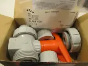 George Fisher Ball Valve,1/2"npt/Socket, Manual, Type 546 w/Locking Handle, CPVC
