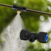 4 Misting Nozzle Tees for Cooling System Sprinkler for Patio,Backyard Garden