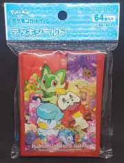 Pokemon Center Japan Gift of Sprigatito Fuecoco & Quaxly Deck Shield 64 Sleeves