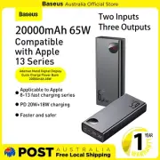 Baseus Adaman Metal Digital Display Power Bank 20000mAh 65W Fast Charging