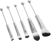 PAMINGONO 5pcs Eye Makeup Brush Handle Brushes for Eyeshadow Blush Loose Dense Bristles for All Skin for Women Family Friends