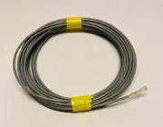 0.5mm / 20AWG Insulated PVC Single Core V90 Tinned Copper Hook Up Wire Grey 5m