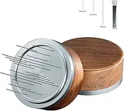 NEOUZA WDT Tool Spinning Espresso Stirrer, 24 Needles Coffee Distribution Portafilters, WDT Distributor, Leveler (51mm),(WDT 24Pin)