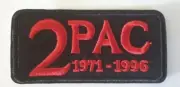 2 PAC 1971 - 1996 PATCH IRON ON SEW ON EMBROIDERED PATCH HIPHOP RAP MUSIC