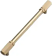 Pull Handle for Kitchen Cabinet Door Drawer Cabinet Handle Brass Cabinet Knob Handle Dresser Drawer Pulls Bedroom Furniture Hardware Furniture Cabinet Accessories 1pc(Gold,96mm)