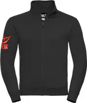 Berik Paddock Sweat Jacket, black-red, Size S for Men Black Red