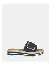 [Novo Shoes] Brave Slides in Black