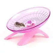 Nevenka Hamster Silent Running Exercise Wheel Small Pet Toy-Pink