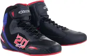Alpinestars FQ20 Faster-3 Rideknit, shoes , color: Black/Light Red/Blue , size: 9 US