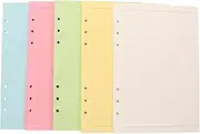 GRADENEVE Wide Ruled Loose Leaf Paper 100 Sheets A5 Paper Journal Supplies Planner Binder Refills Notebook Binder Ring Planner