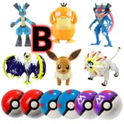 Figures Toys Variant Ball Model 6pcs B Pocket Monsters Action Figure
