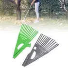 Leaf Rake 24 Tines Detachable Plastic Joinable High Efficiency Garden Rake US