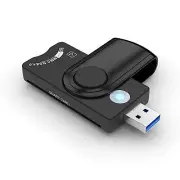 DOD/CAC/Citizen/Goverment ID USB Card Reader Bank/SIM Card Adapter For Windows A