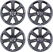 Compatible for Tesla Model Y 19 Inch Wheel Hub Cap 4PCS ABS Replacement Wheel Cover 21-24 Plum Blossom Shape Full Rim Cover Car Accessories(Gun Grey)