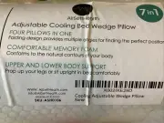 Cooling Adjustable Wedge Pillow 7in 1 AllSettHealth