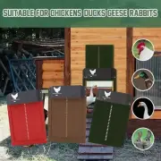 Chicken Coop Automatic Door Opener Light Sensor Auto Control Waterproof Cage doo