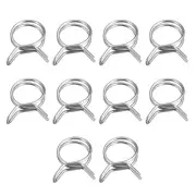 Double Wire Spring Hose Clamp, 20pcs 304 Stainless Steel 13mm Spring Clips