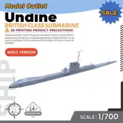 1/700 Military Model Kit British Undine Class Submarine