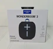 WONDERBOOM 3 Ultimate Ears *NEW*Portable Bluetooth Small Speaker, Active Black