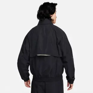 【NIKE 耐吉】外套 男款 運動外套 風衣外套 AS M NK SWOOSH WVN JKT 黑白 FB7878-010