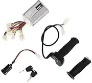Vuzmode Electric Bike Controller Set, 48V 1000W Brushed Controller with 4 Speed Variable Throttle Handle Electric Door Lock Electric Bicycles, for Electric Scooter Bike E-Scooter Brushless Controller