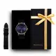【THEODORA'S】限定禮盒Zeus手錶+替換錶帶2入組-單眼深藍面-米蘭黑【希奧朵拉】