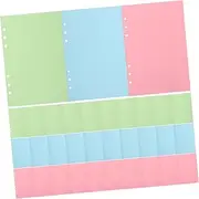 NUOBESTY Detachable Notebook Paper 40 Sheets A5 Lined Note Pad Refills Refill Binder Paper Notebook Inserts