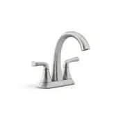 KOHLER Sundae 4" Centerset 2-Handles Bathroom Faucet in Vibrant Brushed Nickel