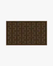 90' x 150' | Machine Washable Runner Rug | Kid & Pet Friendly | Indoor Rug | Jonathan Adler Thebes Cognac Rug | Ruggable
