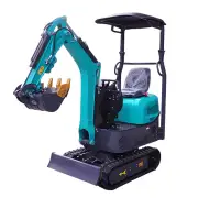 1 Ton Mini Excavator EPA Engine Compact Crawler Digger 13.5kw Power 0.025m³ Bucket for Home Garden Farm Constructiona