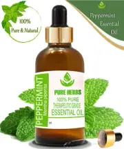 Pure Herbs Peppermint 100% Pure & Natural Mentha piperita Essential Oil BW245