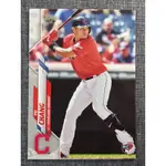 張育成 MLB大聯盟新人卡 YU-CHENG CHANG RC 印地安人隊 2020 TOPPS #590