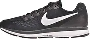 [Nike] Women's Air Zoom Pegasus 34 Running Shoes, Black/White Size 5 Wide US
