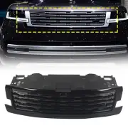 Black Front Grille Grill Mesh Plastic Fit For Land Rover Range Rover 2023