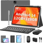 10" Android Tablet with Keyboard / Mouse / Stylus 12GB+128GB 2 8000Mah Battery