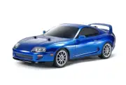 Tamiya - 1/10 R/C Toyota Supra (JZA80), Metallic Blue Painted Body, (BT-01)