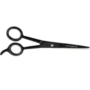 barber scissors sharp blades black colour