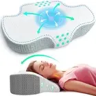 Cervical Pillow for Neck and Shoulder, Contour Memory Foam Pillow, Ergonomic ...