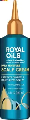 Scalp Cream Treatment, Daily Moisture, anti Dandruff, Royal Oils Collection with