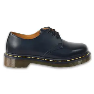 Dr.Martens 馬汀 1461 59 平底3孔綁帶牛津鞋 黑 硬皮馬丁紳士鞋 休閒鞋子 男女皮鞋 10085001