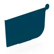 NSW NEW Stratco Quad Gutter 125 Stop End Mountain Blue