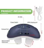 Micro Electric CAPA Noise Anti Snoring Device Sleep Apnea Stop Snore Aid Stopper