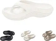 [Generic] Pillow Arch Support Flip Flops, Orthopedic Sandals For Women Arch, Lightweight, Cushioning, Shock-Absorbing