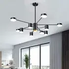 Nordic Led Sputnik Chandeliers Branch Pendant Light Flush Mount Ceiling Light