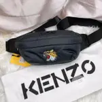 歐美代購 台灣現貨 KENZO KANSAI YAMAMOTO ROARING TIGER LOGO 刺绣腰包 胸包【送禮精選★APP下單點數4倍送】