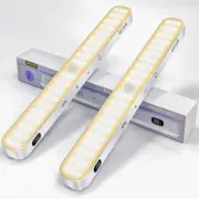 Motion Sensor Warm Light Display 60 LED Touch Light Wireless Rechargeable Light